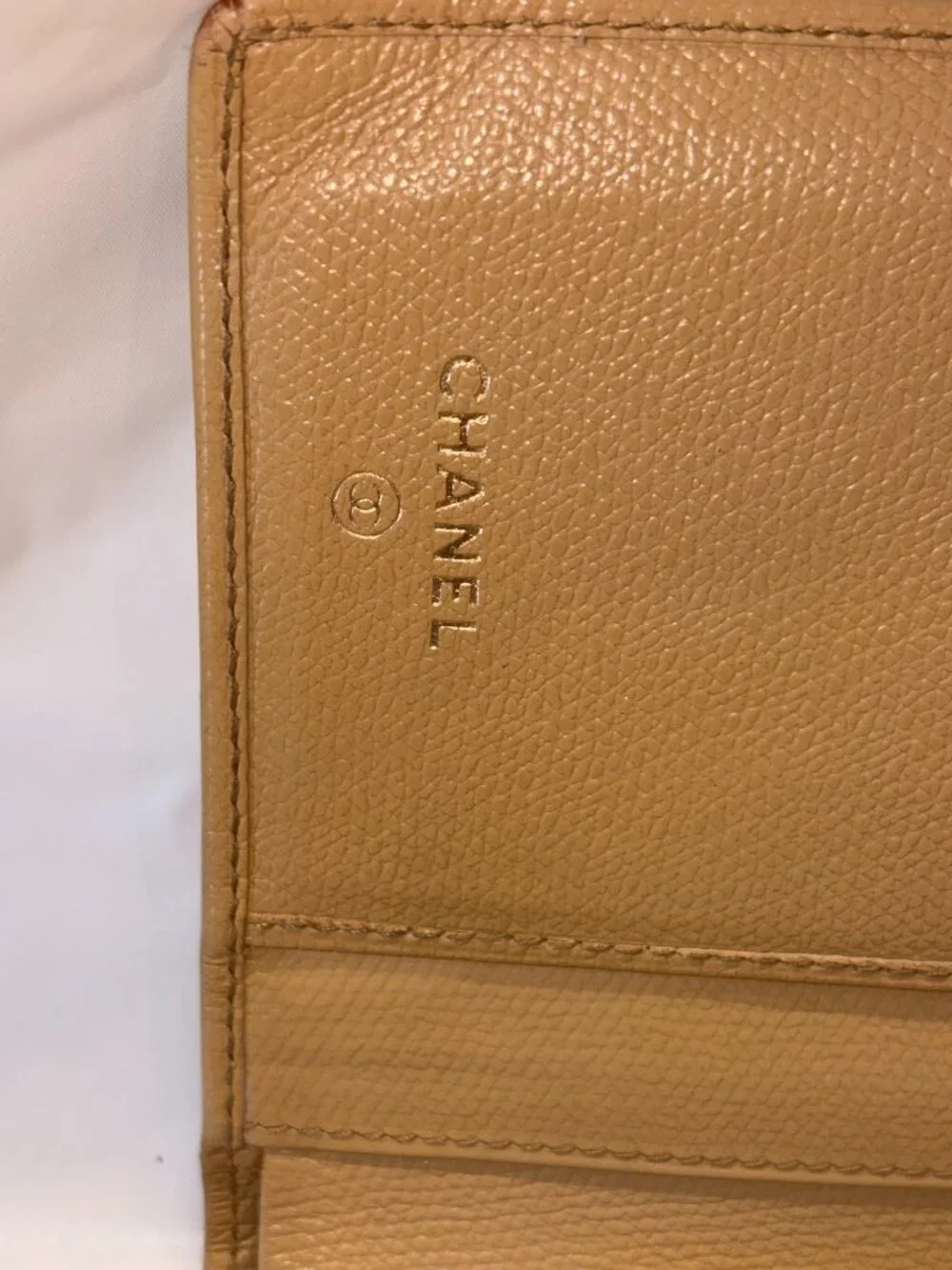 CoCo Chanel Yellow Gold Beige Wallet May 2007